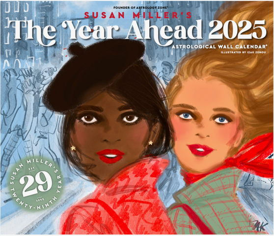 The Year Ahead 2025 Astrological Wall Calendar (Susan Miller)