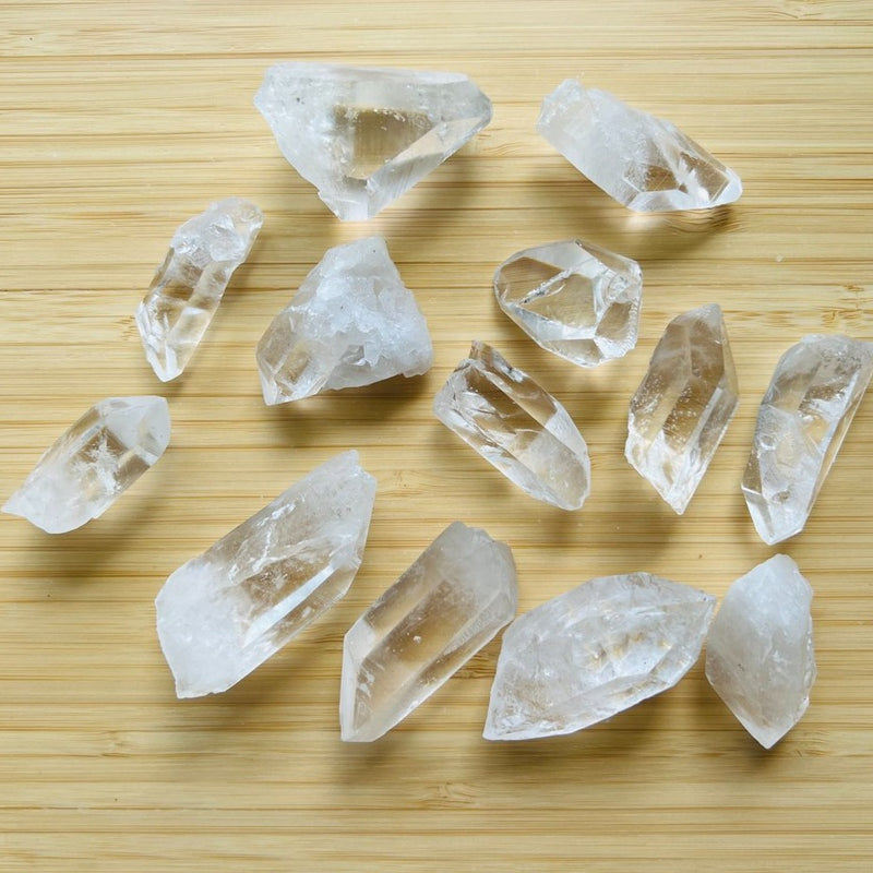 Raw Crystal Pieces (Amethyst, Citrine, Rose Quartz, Clear Quartz)