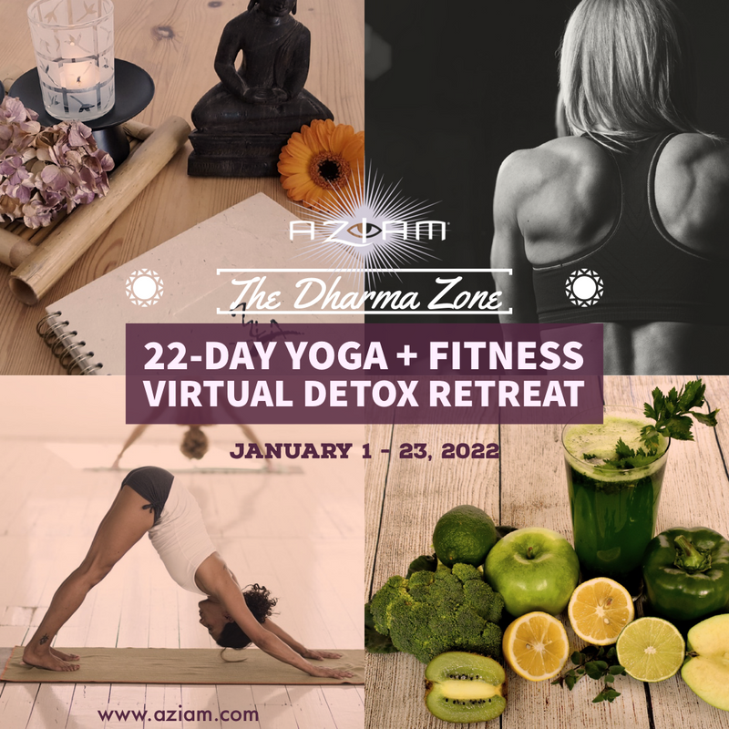 22-day Yoga, Fitness + Detox Retreat (Online)