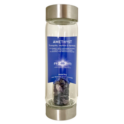 Amethyst Water Bottle - I AM Trusting